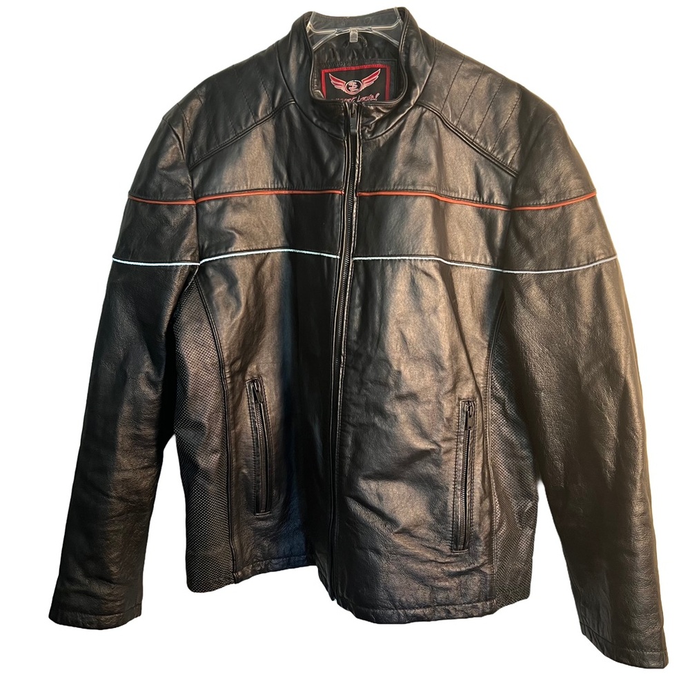 Street Legal, Black Leather Jacket Size XL